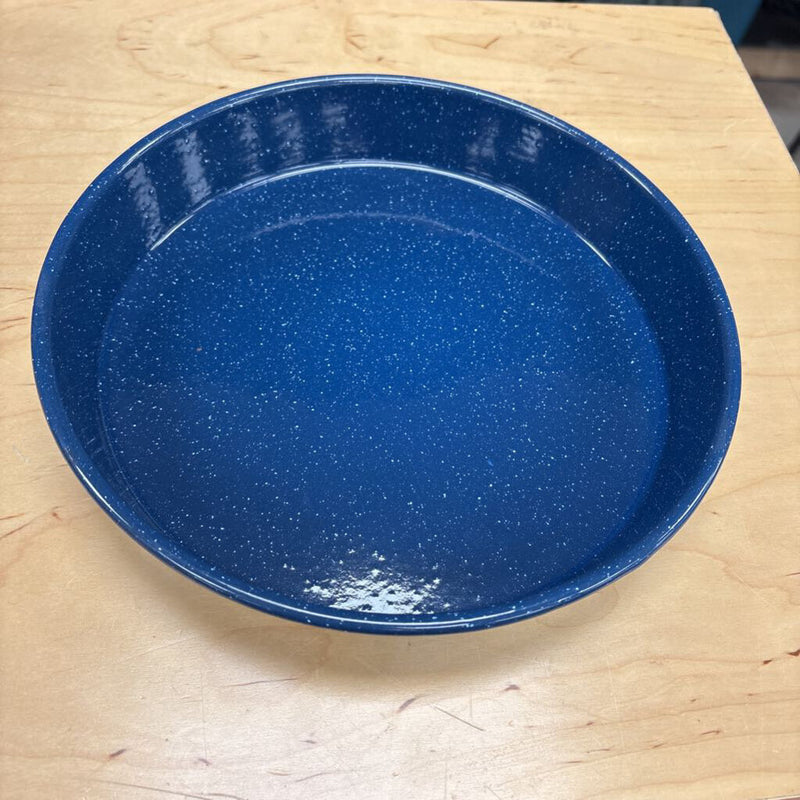 Henle Inc. - Blue Speckled Camp Plate Bowl: blue-unisex-