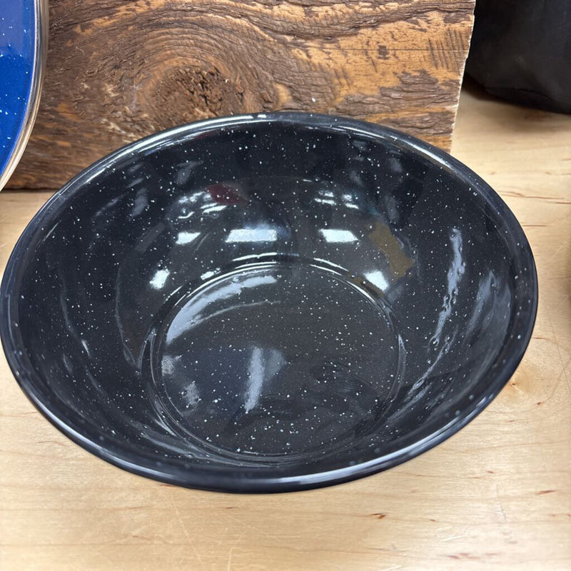 Camp- Blue Speckled Bowl : Black-unisex-