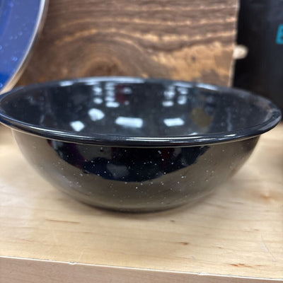 Camp- Blue Speckled Bowl : Black-unisex-