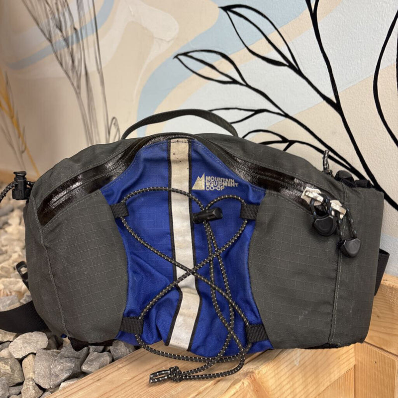MEC - Vintage Fanny Pack: Blue/Grey/Black--