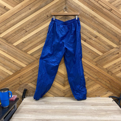 Cache Creek - Unisex Lined Wind Pants: Blue-women-LG