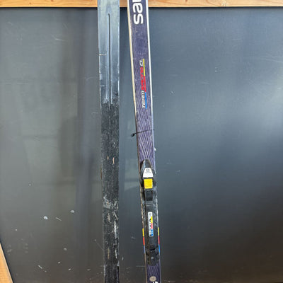 Salomon- Team Racing CL Cross Country Skis with SNS Acess bindings MSRP $230: Black White Red -children-161