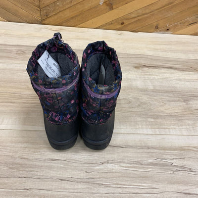 Bogs - Kids' Snow Shell Boots - MSRP $80: Black/Purple-children-1