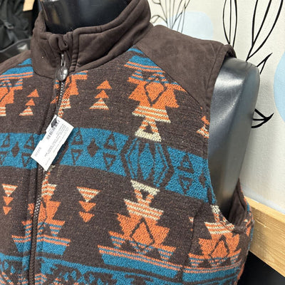 Outback Trading Company - Men's Fleece Vest- MSRP $89: brown-unisex-LG