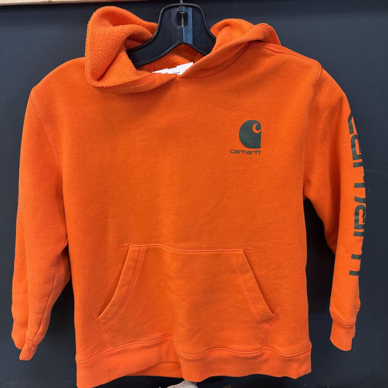 Carhartt - Kids Orange Hoodie- MSRP $50: orange-children-MDY