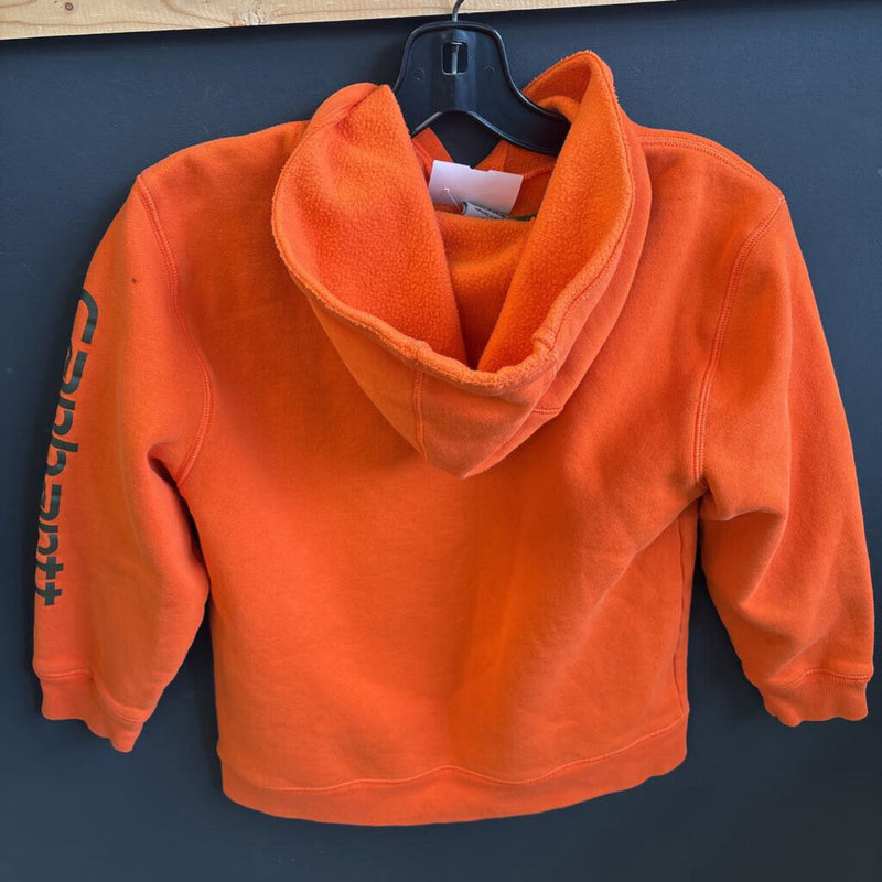 Carhartt - Kids Orange Hoodie- MSRP $50: orange-children-MDY