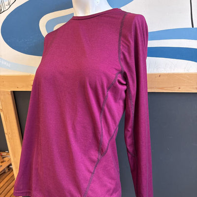 Columbia- Women's Long Sleeve Base Top- MSRP $70: maroon-women-MD