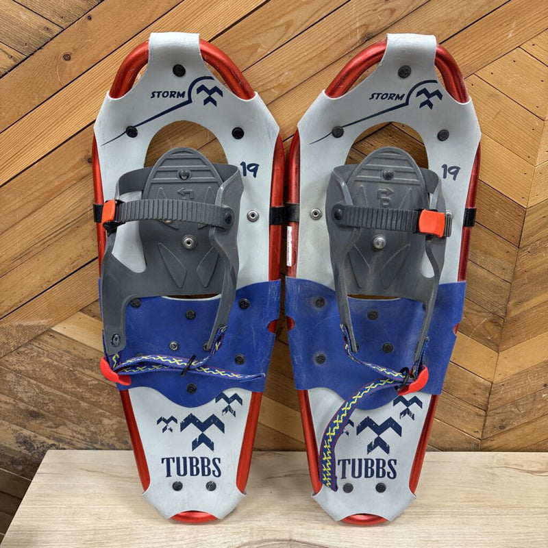 Tubbs - Storm Kids snowshoes - MRSP $130: Red/Grey/Blue-children-