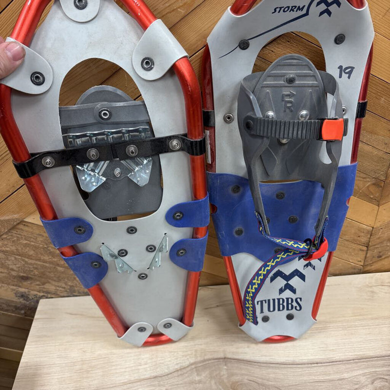 Tubbs - Storm Kids snowshoes - MRSP $130: Red/Grey/Blue-children-