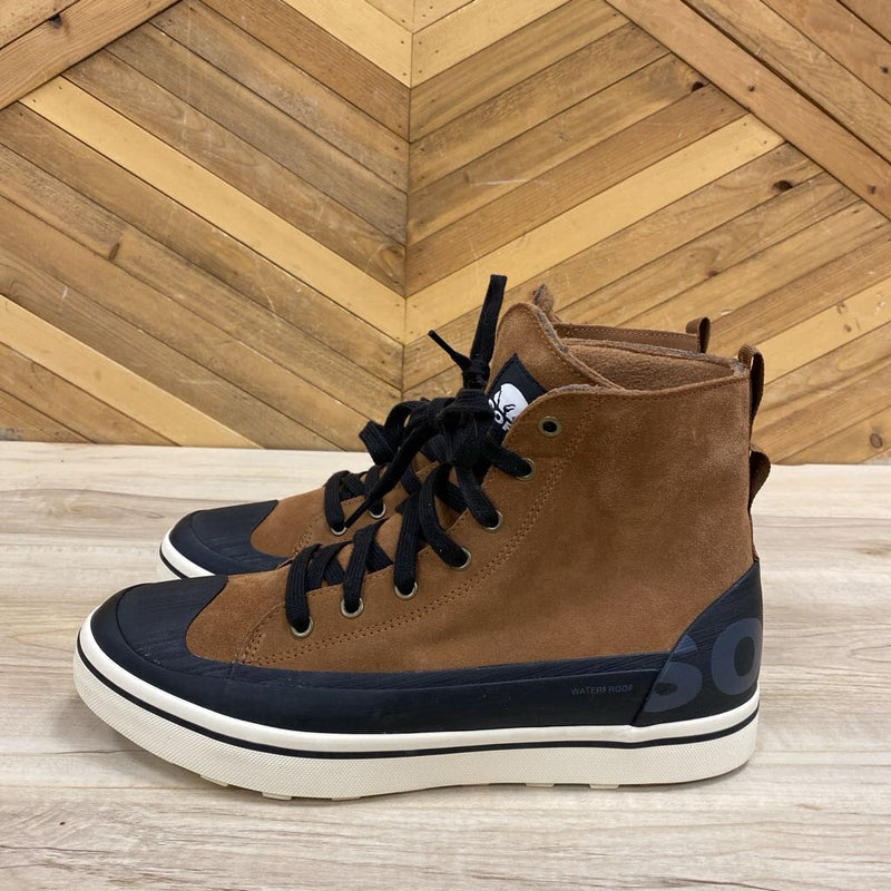 Sorel - Winter Boots - MSRP$170: Brown/Blac/White-women-10.5