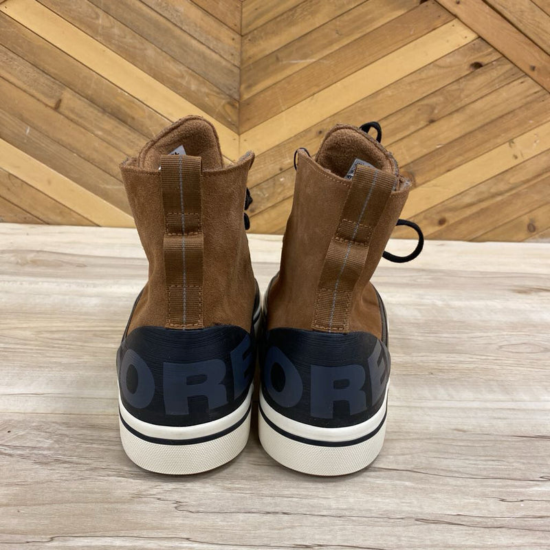 Sorel - Winter Boots - MSRP$170: Brown/Blac/White-women-10.5