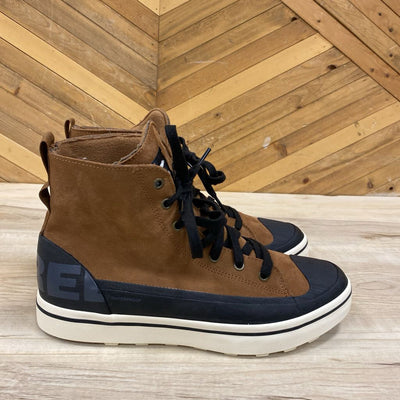 Sorel - Winter Boots - MSRP$170: Brown/Blac/White-women-10.5