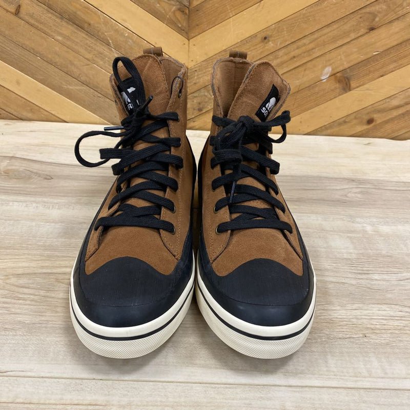 Sorel - Winter Boots - MSRP$170: Brown/Blac/White-women-10.5