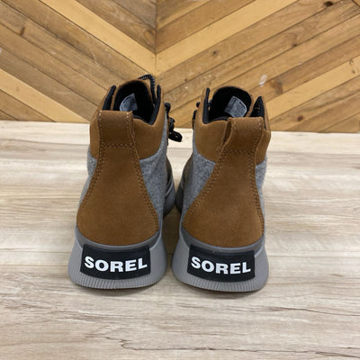Sorel - Women's Winter Boots - MSRP $99: Grey/Brown/Black-women-4Y