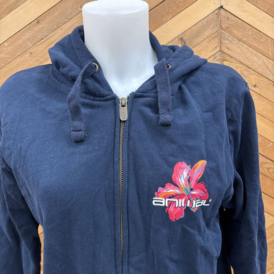Animal - Women's Zip Up - MSRP $: Navy/Multi-women-8