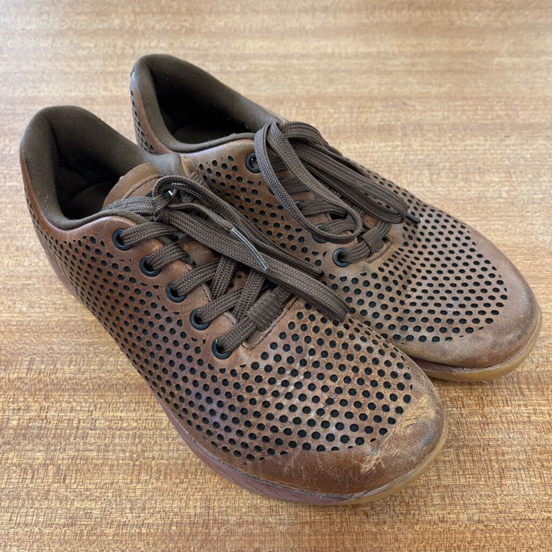 Nobull - Unisex Perforated Leather Shoes - MSRP comp $220: Brown-women-W9/M7.5