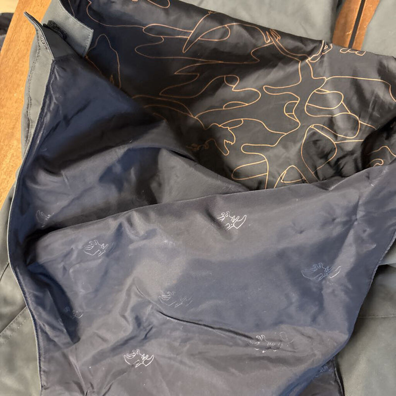 Airblaster - Snowpants w/bib - MSRP $270: Grey/Black-men-LG