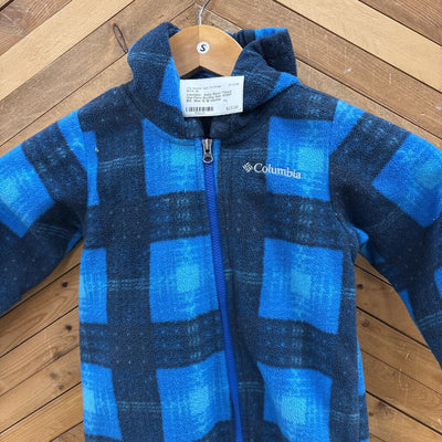 Columbia- Baby Boys' Fleece One-Piece Bunting Suit- MSRP $55 : Blue-infant-12-18 months