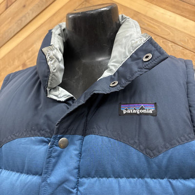 Patagonia- Men's Slingshot Down Vest- MSRP $179: blue-men-MD
