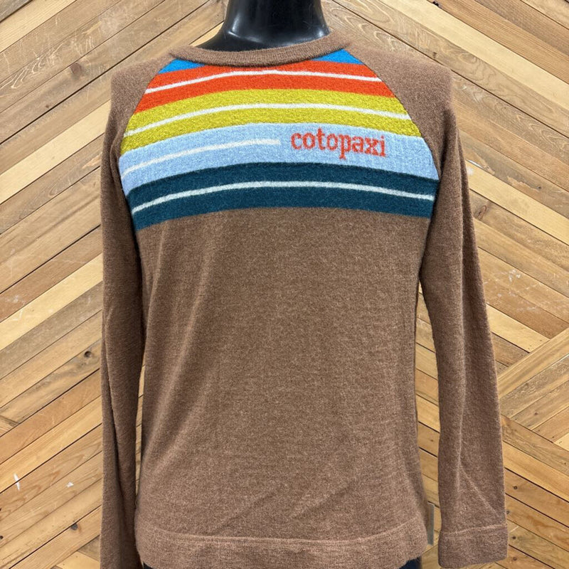 Cotopaxi - Unisex Libre Sweater - MSRP $180: brown-unisex-M(LG) W(XL)