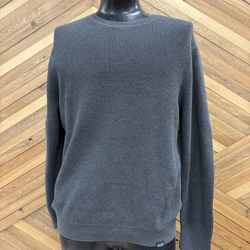 Patagonia Waffle Knit Sweater: gray-unisex-MD