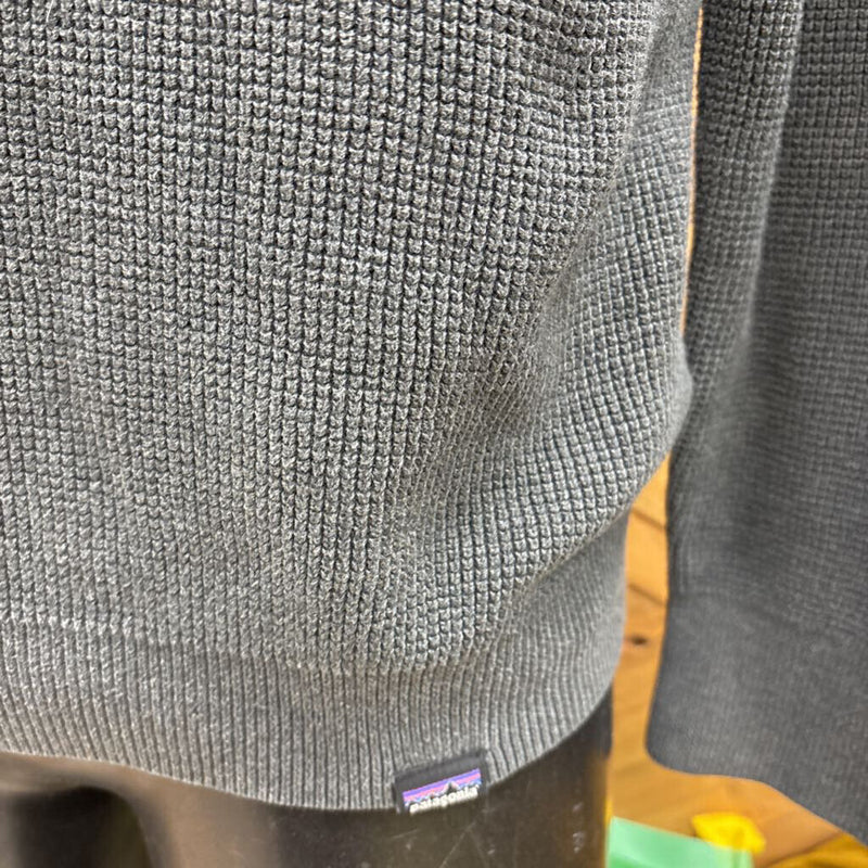 Patagonia Waffle Knit Sweater: gray-unisex-MD