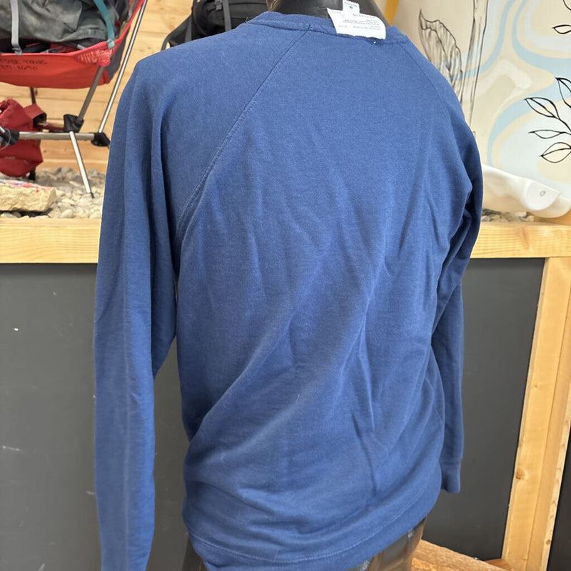 Prairie Sky Running Company Sweatshirt: navy-unisex-MD