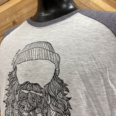 Men's Jasper T-Shirt: Grey/Black-men-XL