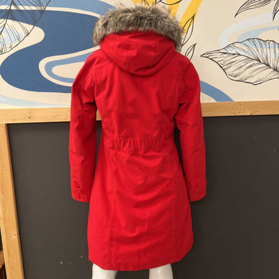The North Face - Women's Long Down Parka - MSRP comp $460: Red-women-SM