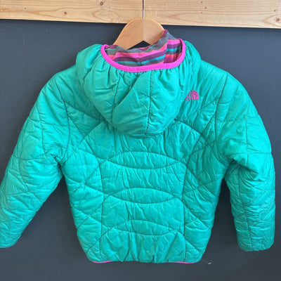 The North Face - Girl's Reversible Jacket - MSRP $130: Green/Pink-children-10/12Y