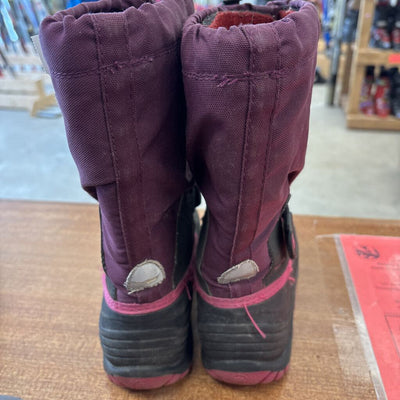Kamik- Girls' Waterproof Winter Boots- MSRP $79: purple-girls-4Y