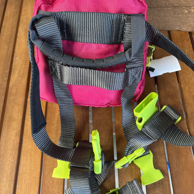 Lucky Bums - Children's Backpack Ski Trainer Harness- MSRP $65 : Pink, Gray, Green-children-small