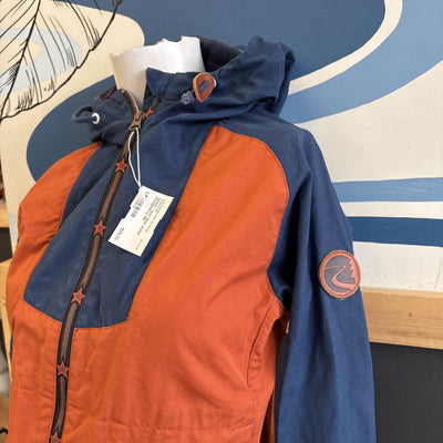Maloja Men's Jacket: Orange/Navy-unisex-MD