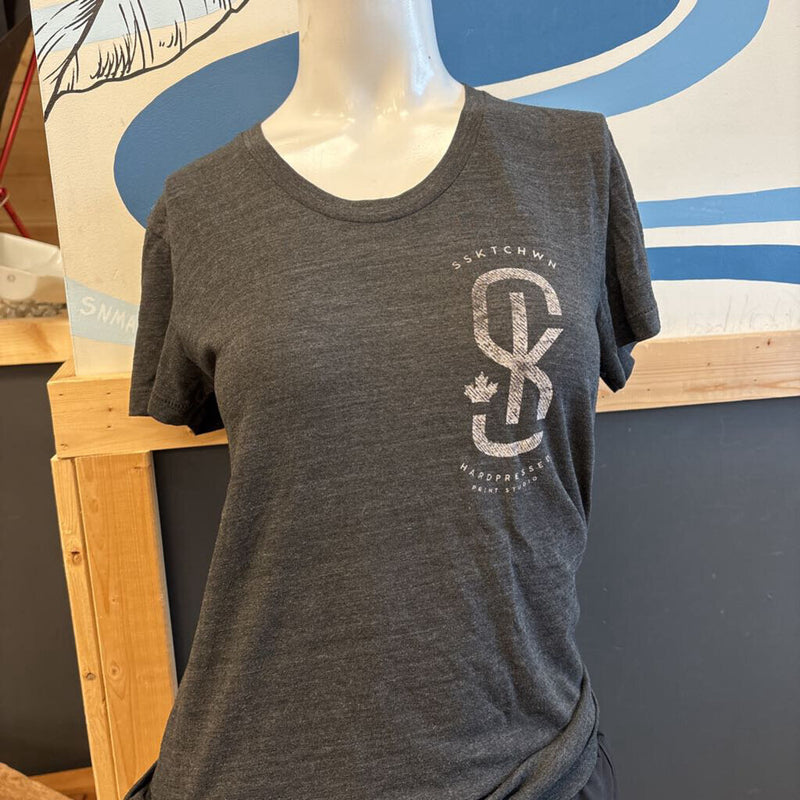 Hardpressed - Print Studio T-Shirt: Gray-unisex-LG