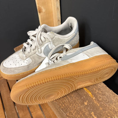 Nike - Air Force 1 '07 Sneakers- MSRP $150: White/Grey-men-7