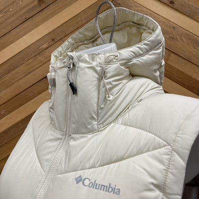 Columbia - Women's Omni-Heat Hooded Puffer Vest - MSRP comp $200: White/Cream-women-LG