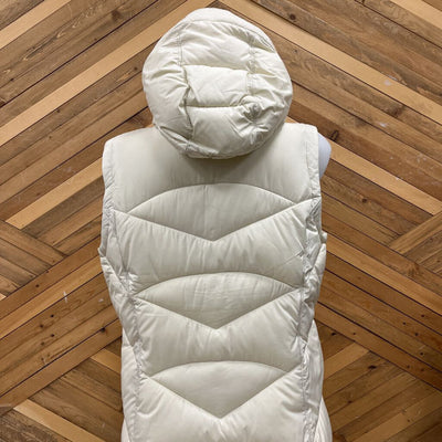 Columbia - Women's Omni-Heat Hooded Puffer Vest - MSRP comp $200: White/Cream-women-LG