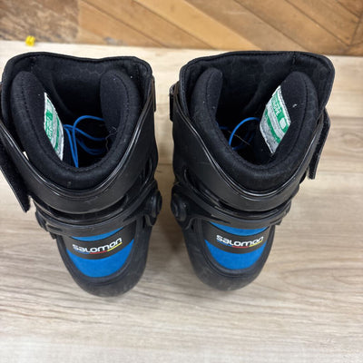 Salomon- S/Race Skating Junior SNS Pilot Ski Boots- MSRP $299: black-children-38.5