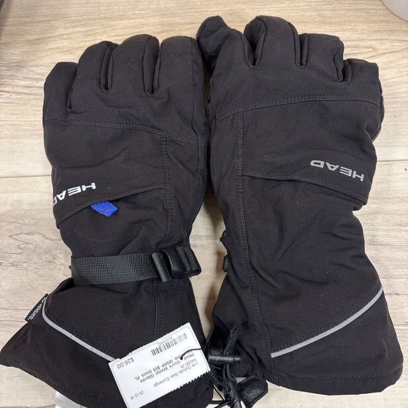 Head Winter Gloves: black-unisex-XL