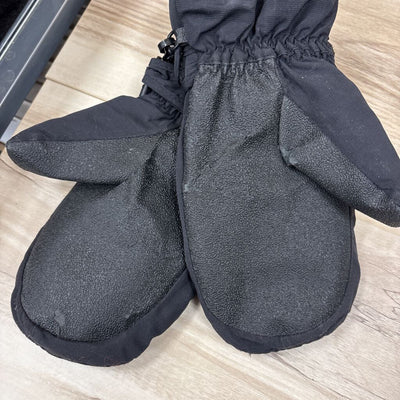 Offset - Insulated Black Mittens: black-unisex-SM