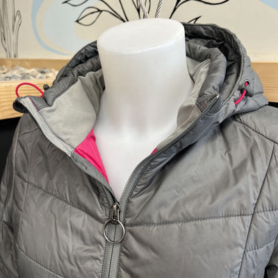 Outdoor Research - Women's Primaloft Breva Parka - MSRP $200: Grey/Pink-women-MD