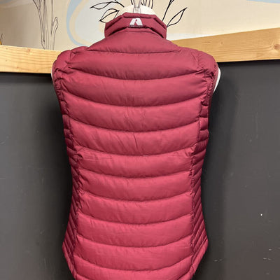 Eddie Bauer - Women's First Ascent 800 Fill Down Vest - MSRP $241: Maroon/Red-women-MD