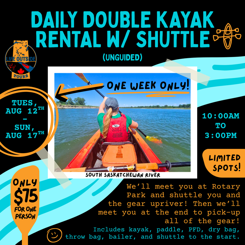 Special: Daily Double Kayak Rental w/ Shuttle