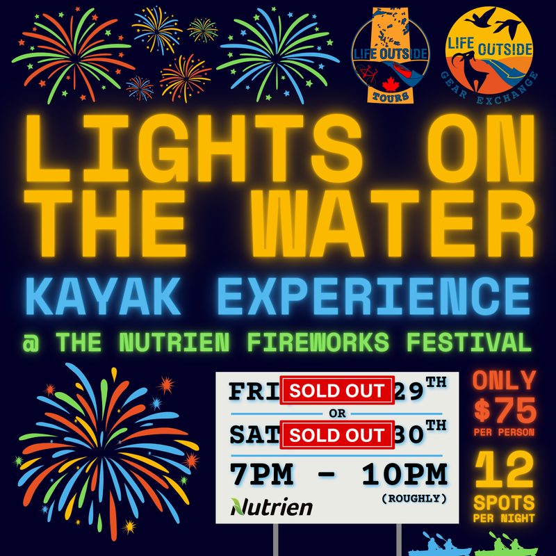 Lights on the Water: Kayak Experience @ the Nutrien Fireworks Festival