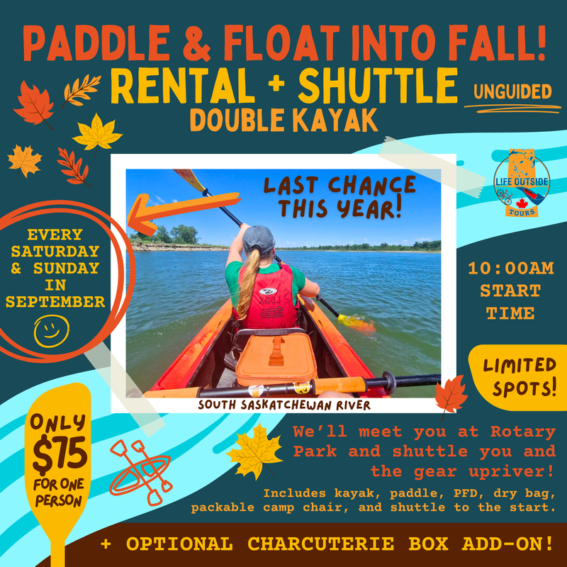 Paddle Into Fall! Special: Double Kayak Rental w/ Shuttle