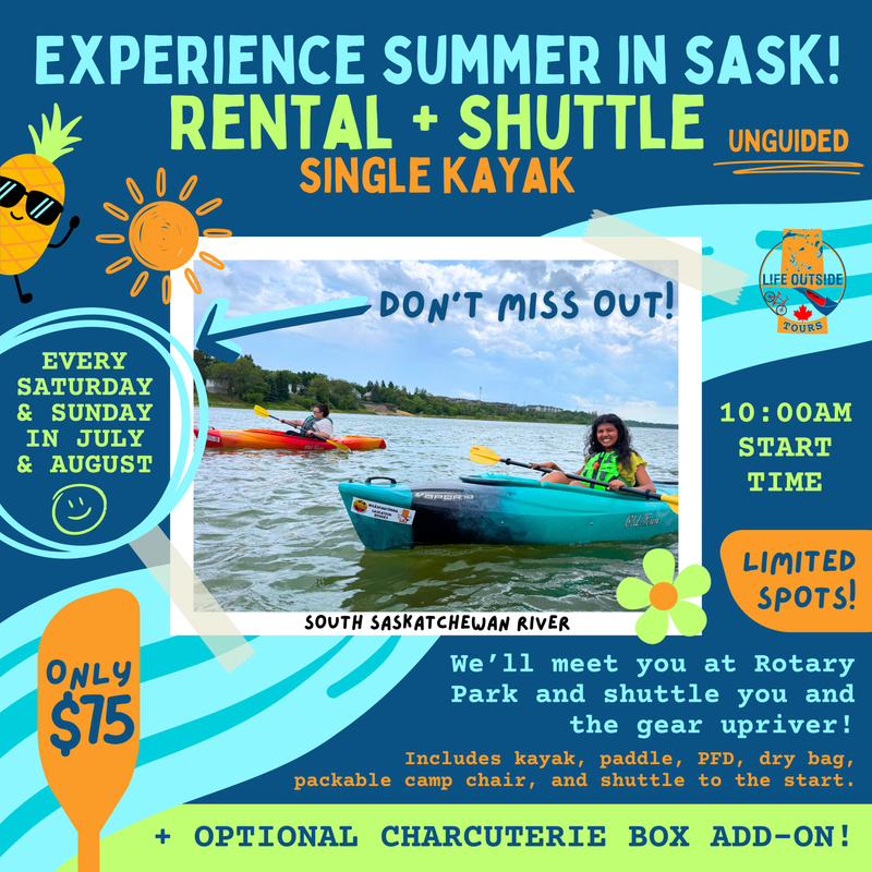 Summer Fun! Special: Single Kayak Rental w/ Shuttle