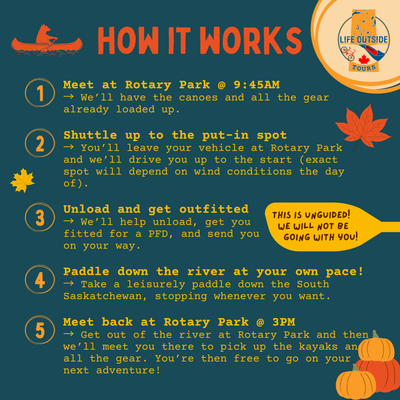 Paddle Into Fall! Special: Canoe Rental w/ Shuttle