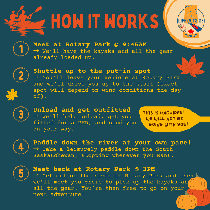 Paddle Into Fall! Special: Double Kayak Rental w/ Shuttle