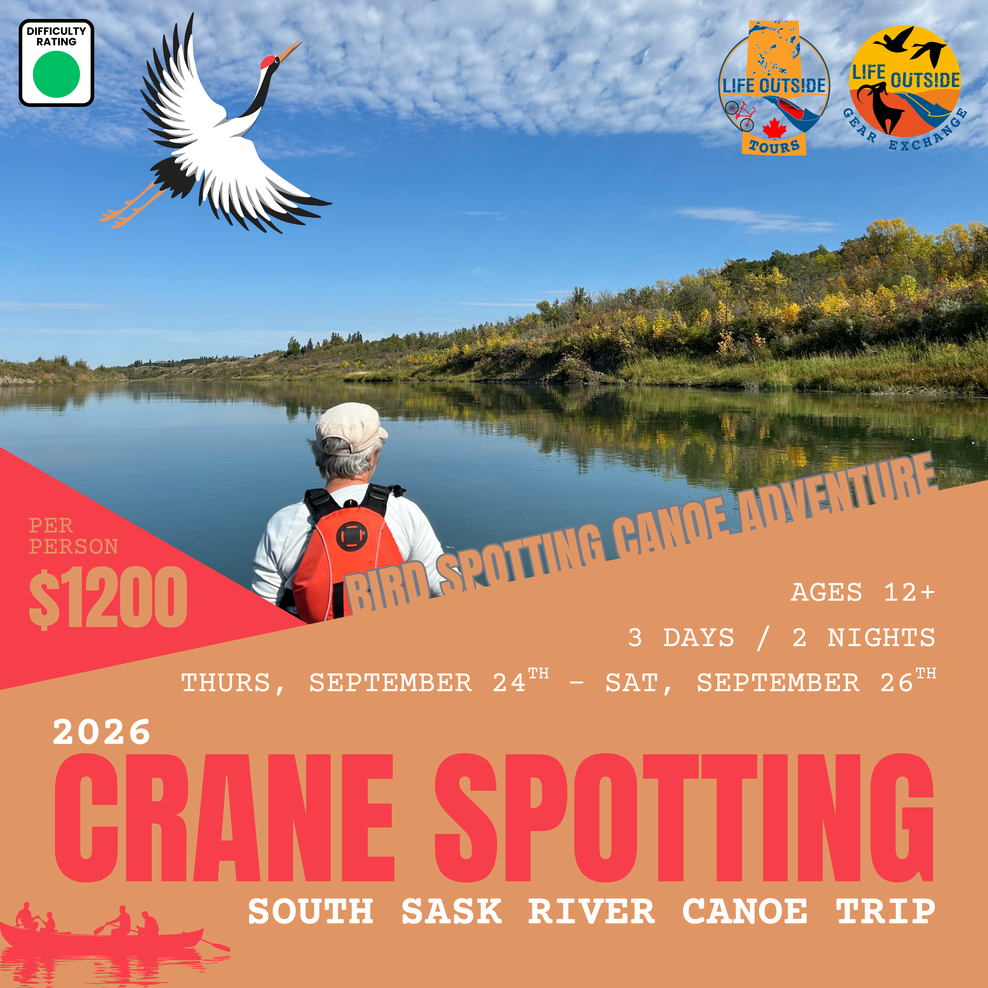 Whooping Crane & Sandhill Crane 3-Day Canoe Adventure - September 24-2 ...