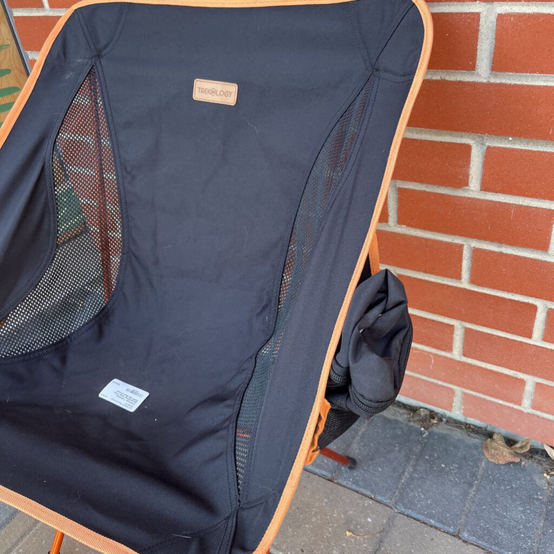 Trekology - Backpacking Camp Chair - MSRP $65: Black/Orange--